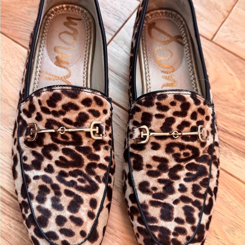 Leopard Print Loafers